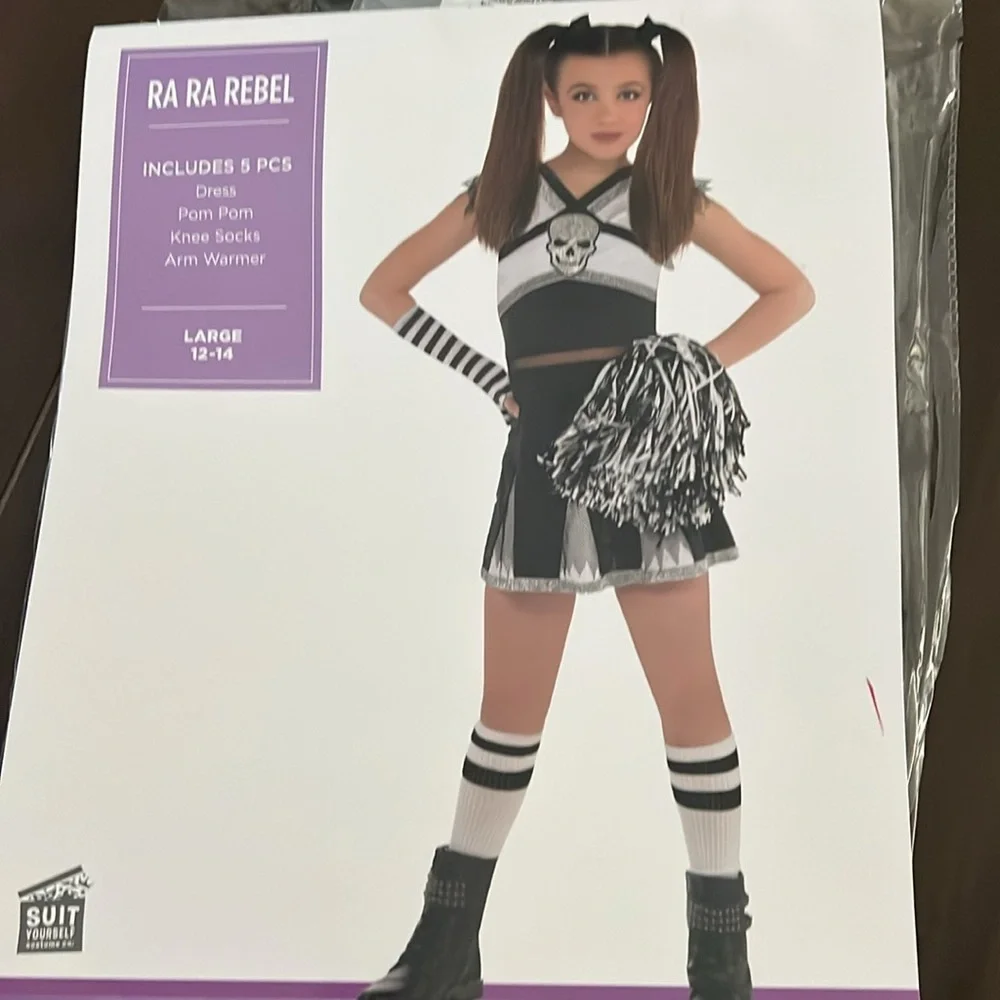 Ra Ra Rebel Girls Cheerleader Costume
